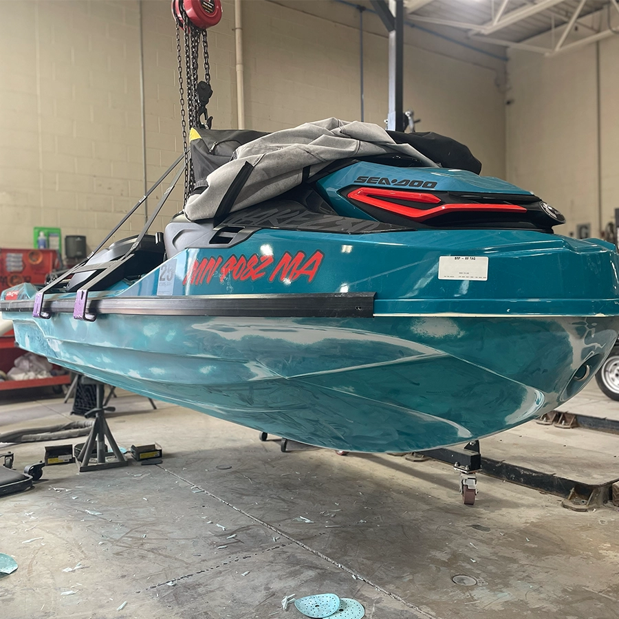 PWC Personal Watercraft Body Repair In Shop